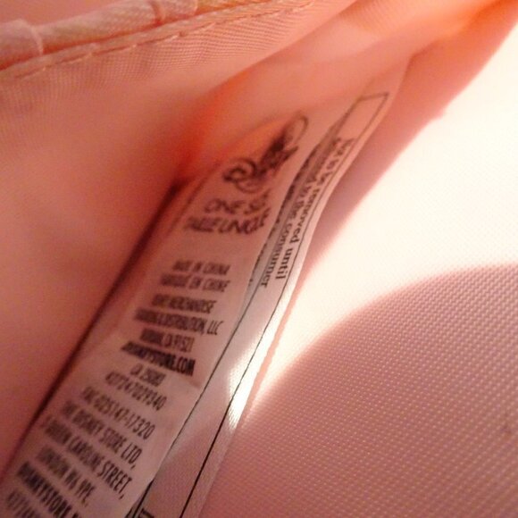 Disney Lilo & Stitch Angel Pink Tropical Design Wristlet Wallet Strap Zip Around - Picture 7 of 7